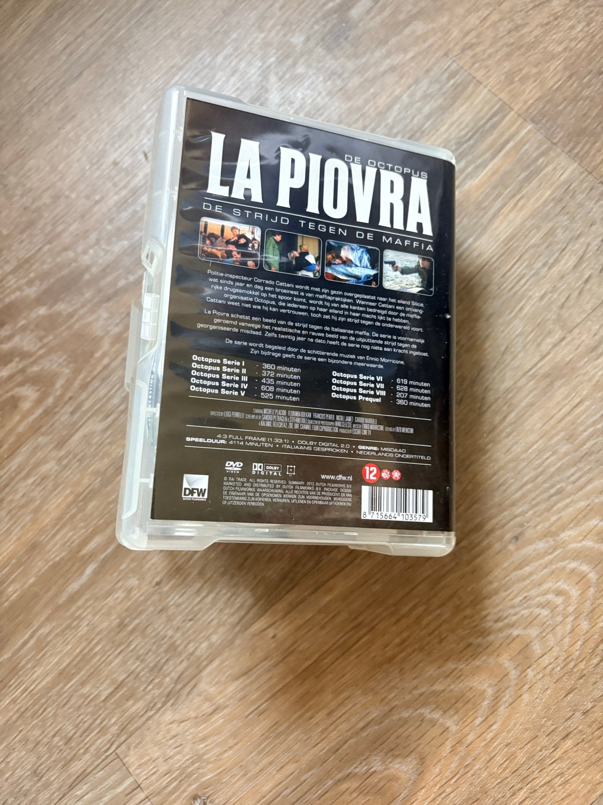 La Piovra: De Strijd Tegen de Maffia - Complete Serie DVD, Gebruikt, Misdaad, Ophalen of Verzenden, Vanaf 12 jaar