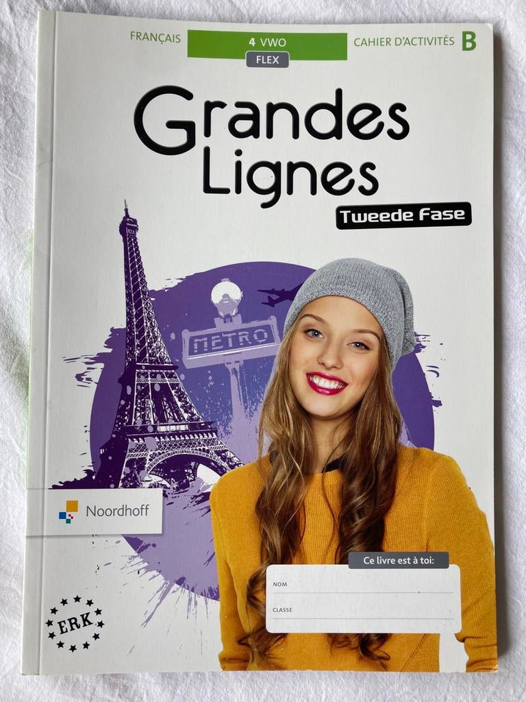 Grandes Lignes, tweede fase. 4 VWO, werkboek B - NIEUW!, Frans, VWO, Nieuw, Ophalen of Verzenden