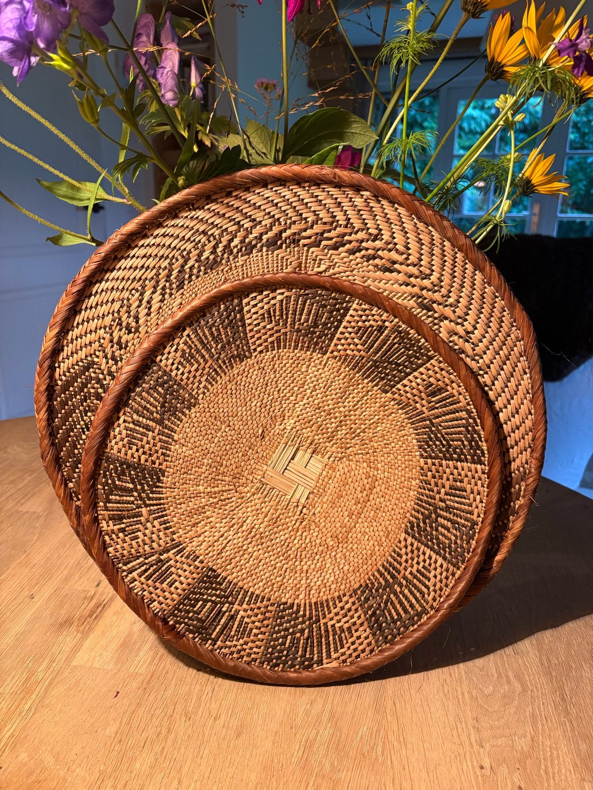 House Doctor Tonga Binga schalen, Boho, Ophalen of Verzenden, Zo goed als nieuw, Natuurlijk materiaal