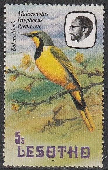 3169. Lesotho 333 pfr. Vogel, Ophalen of Verzenden, Overige landen, Postfris