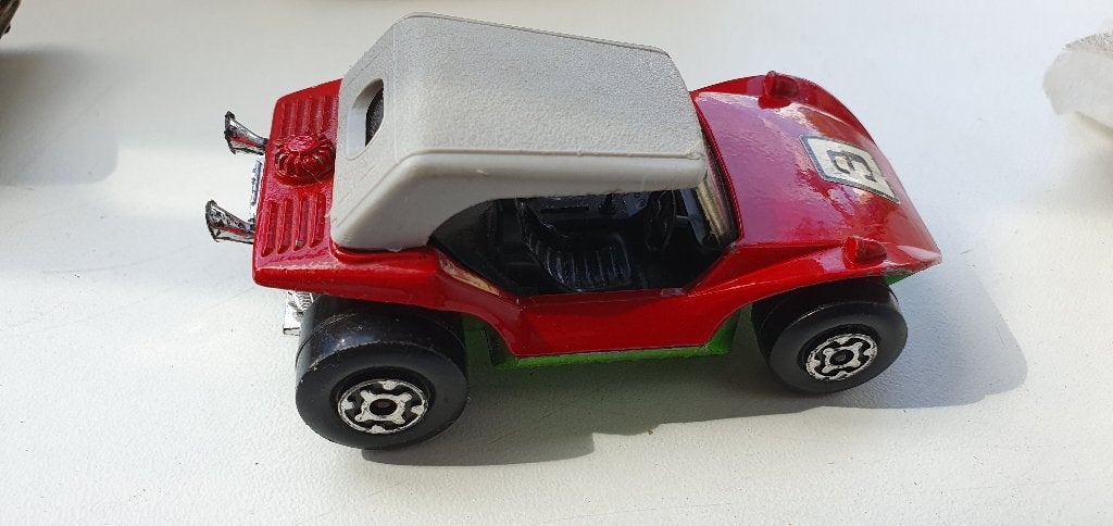 Matchbox Speed Kings No.K-37 Sand Cat Dune Buggy Red 78t, Ophalen of Verzenden, Zo goed als nieuw, Auto