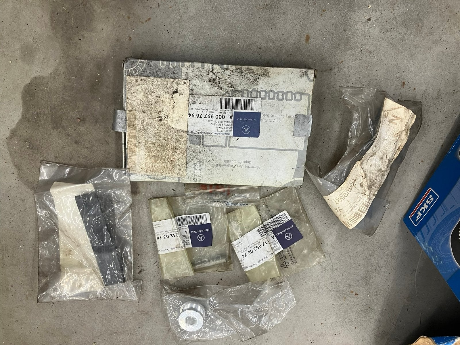 Distributieketting set Mercedes V8, Ophalen, Nieuw, Mercedes-Benz