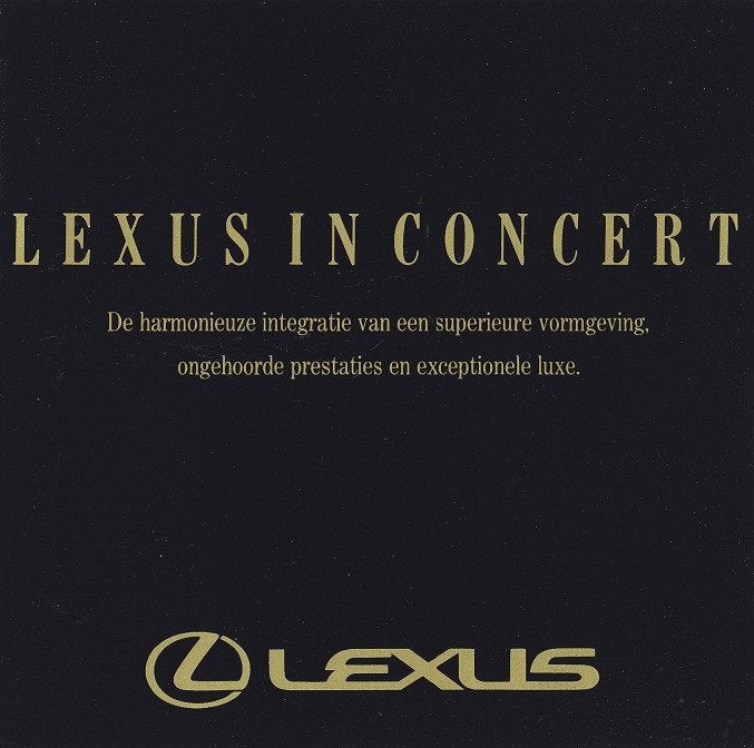 SALE--CD VARIOUS-Lexus in Concert-Musique d'Or V, Verzenden, Classicisme, Zo goed als nieuw, Kamermuziek