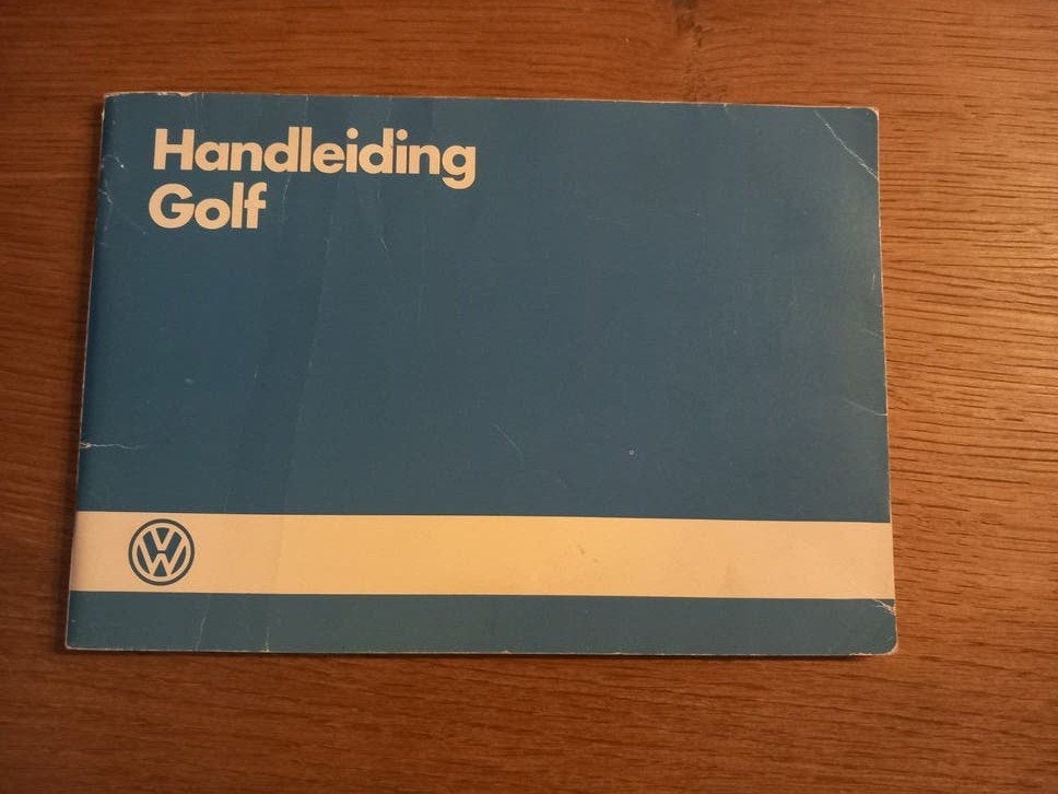 Handleiding Volkswagen Golf Mk2 (1985) - Origineel, Gelezen, Ophalen of Verzenden, Volkswagenwerk AG, Volkswagen