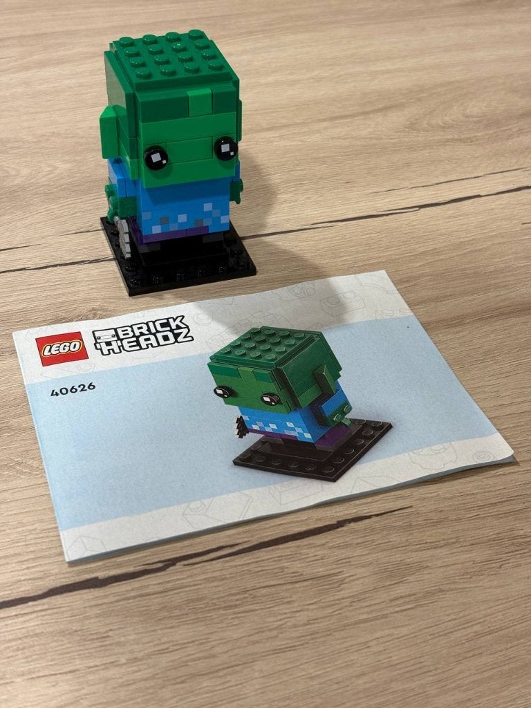 Lego 40626 BrickHeadz Minecraft Zombie, BrickHeadz, Lego, Inclusief instructies, Ophalen of Verzenden