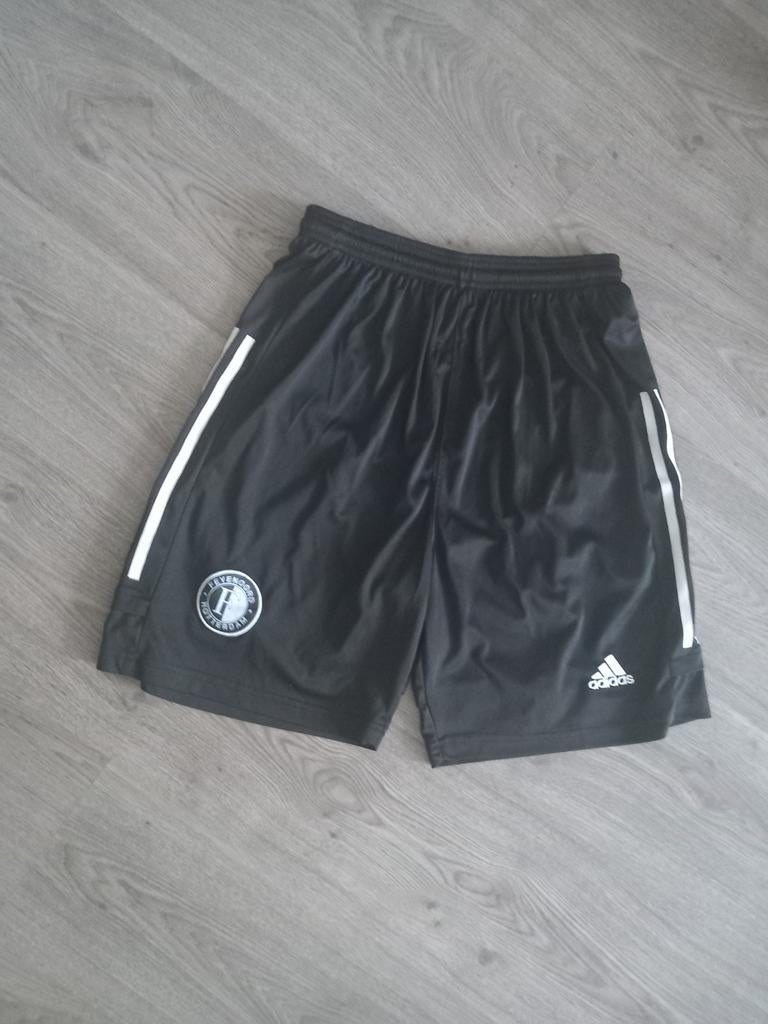 Nieuwe Adidas Feyenoord korte broek - Zwart, Kleding | Heren, Zwart, Nieuw, Overige maten, Ophalen of Verzenden
