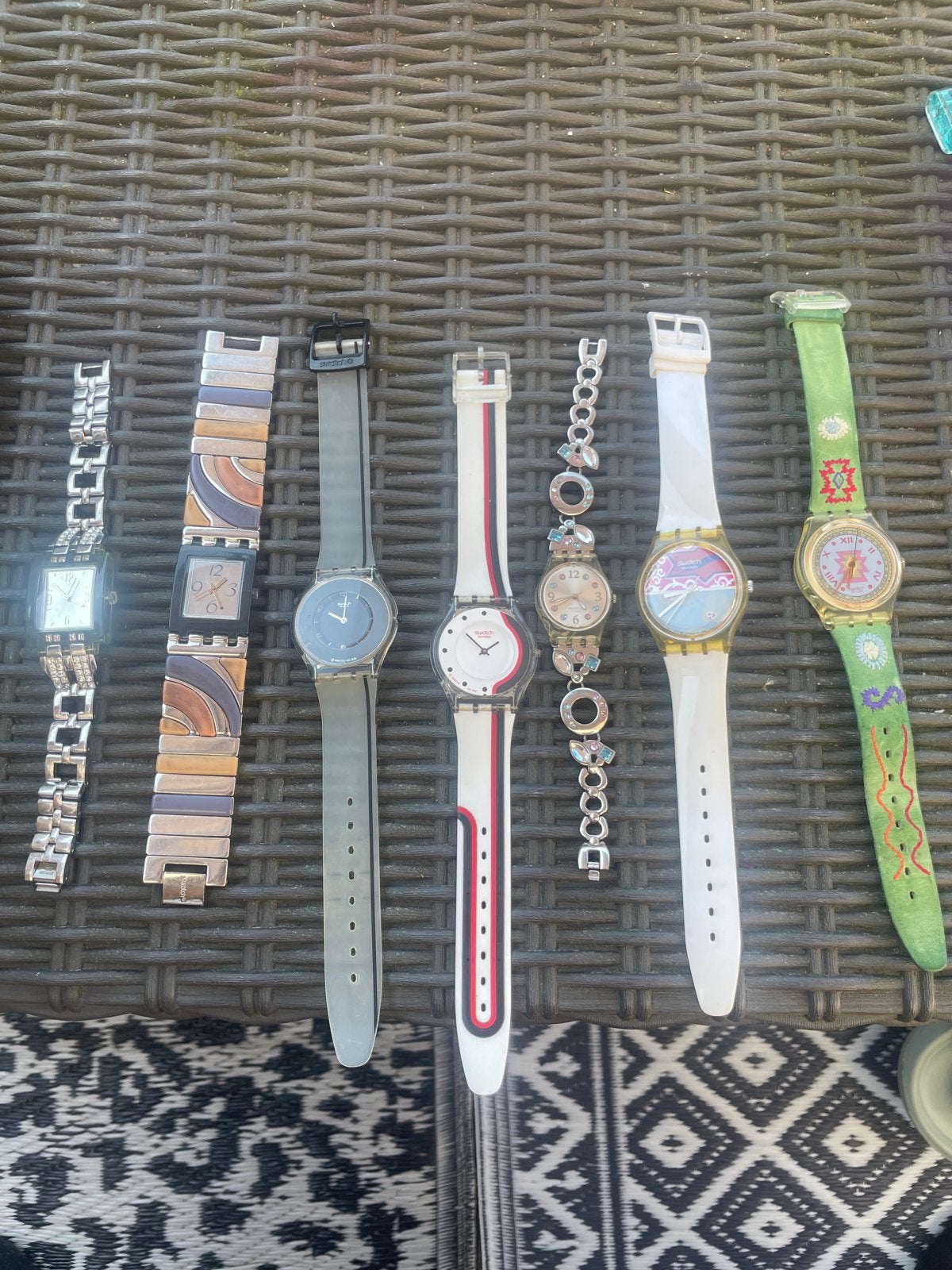 Swatch horloges, Overige materialen, Gebruikt, Polshorloge, Swatch
