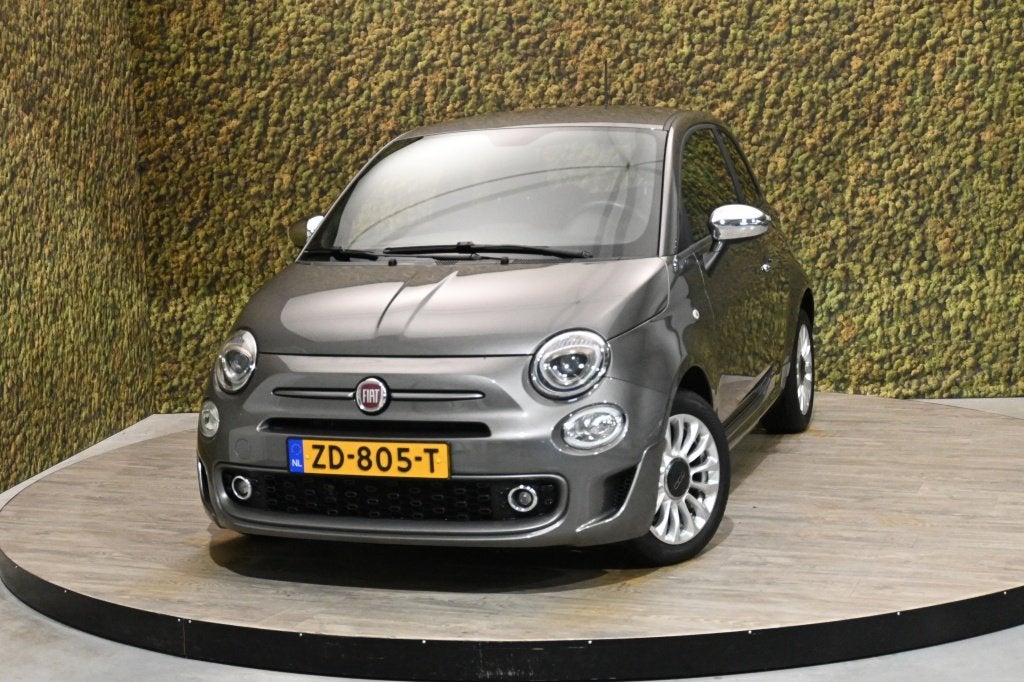 Fiat 500 1.2 Sport Automaat | Cruise | Climate (bj 2018), Auto's, Gebruikt, 4 cilinders, Leder en Stof, Bedrijf