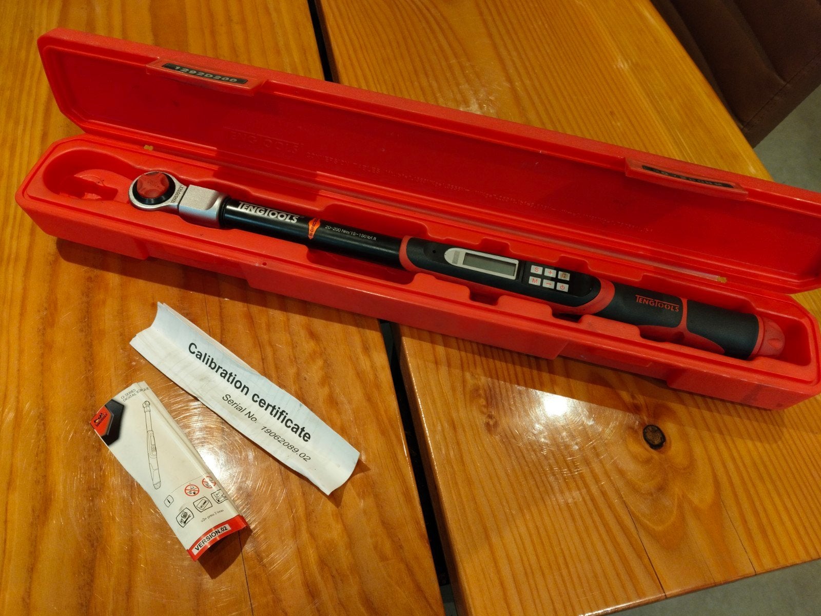 Teng Tools Digitale Momentsleutel 1292D200 -, Ophalen of Verzenden, Zo goed als nieuw, Sleutel/ratel, Overige merken