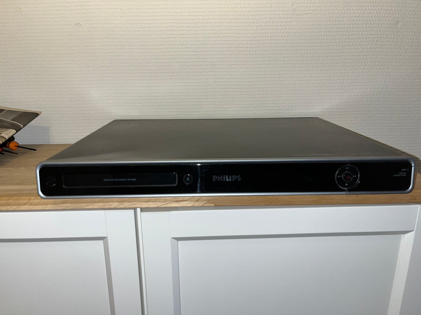 Philips HDR3800/31 DVD-recorder met harddisk, Philips, Gebruikt, Met harddisk, Dvd-recorder