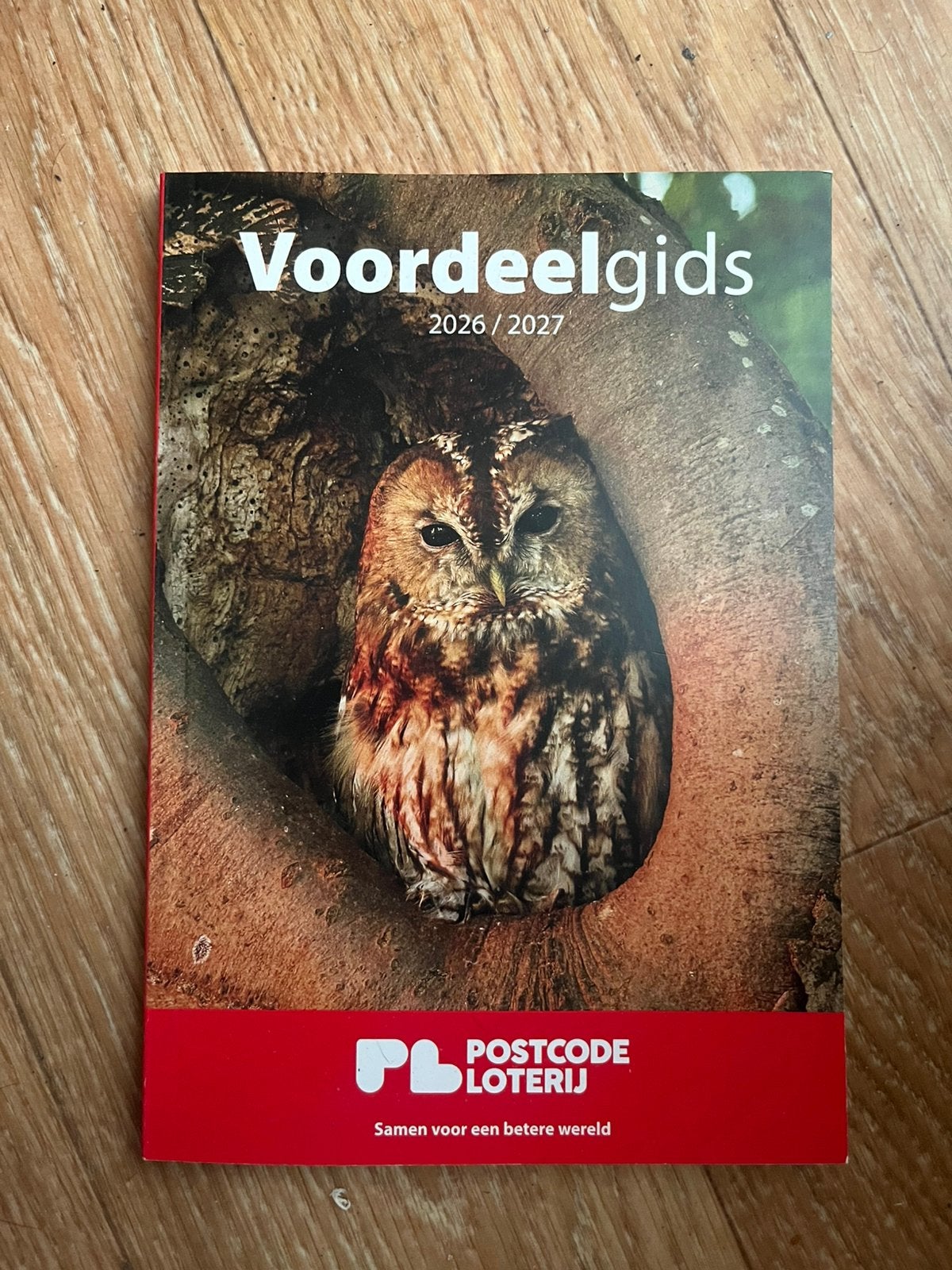 Postcode loterij voordeelgids met vele kortingscouponnen, Drie personen of meer, Kortingsbon