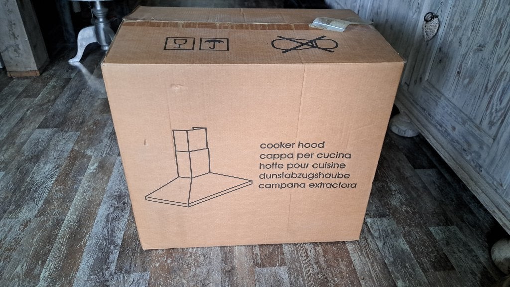 Nieuwe afzuigkap - Inbouw - RVS (Z269-125), Ophalen, Minder dan 200 m³ per uur, Onderbouw afzuigkap, Nieuw