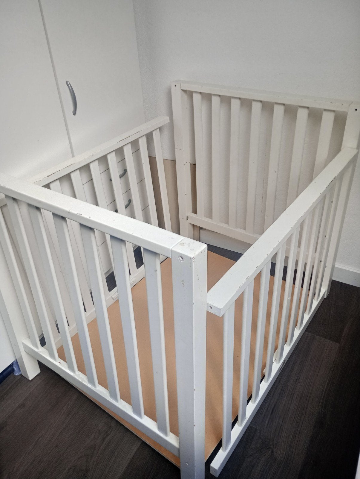 Camping bed, baby box/bedjes en commode van Ikea, Ophalen, Gebruikt