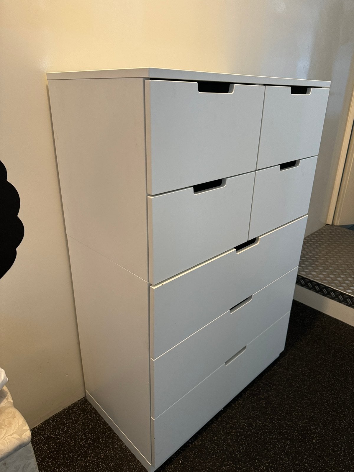 Nordli Ladekast 7 lades wit - Ikea, Ophalen, 5 laden of meer, 100 tot 150 cm, 50 tot 100 cm