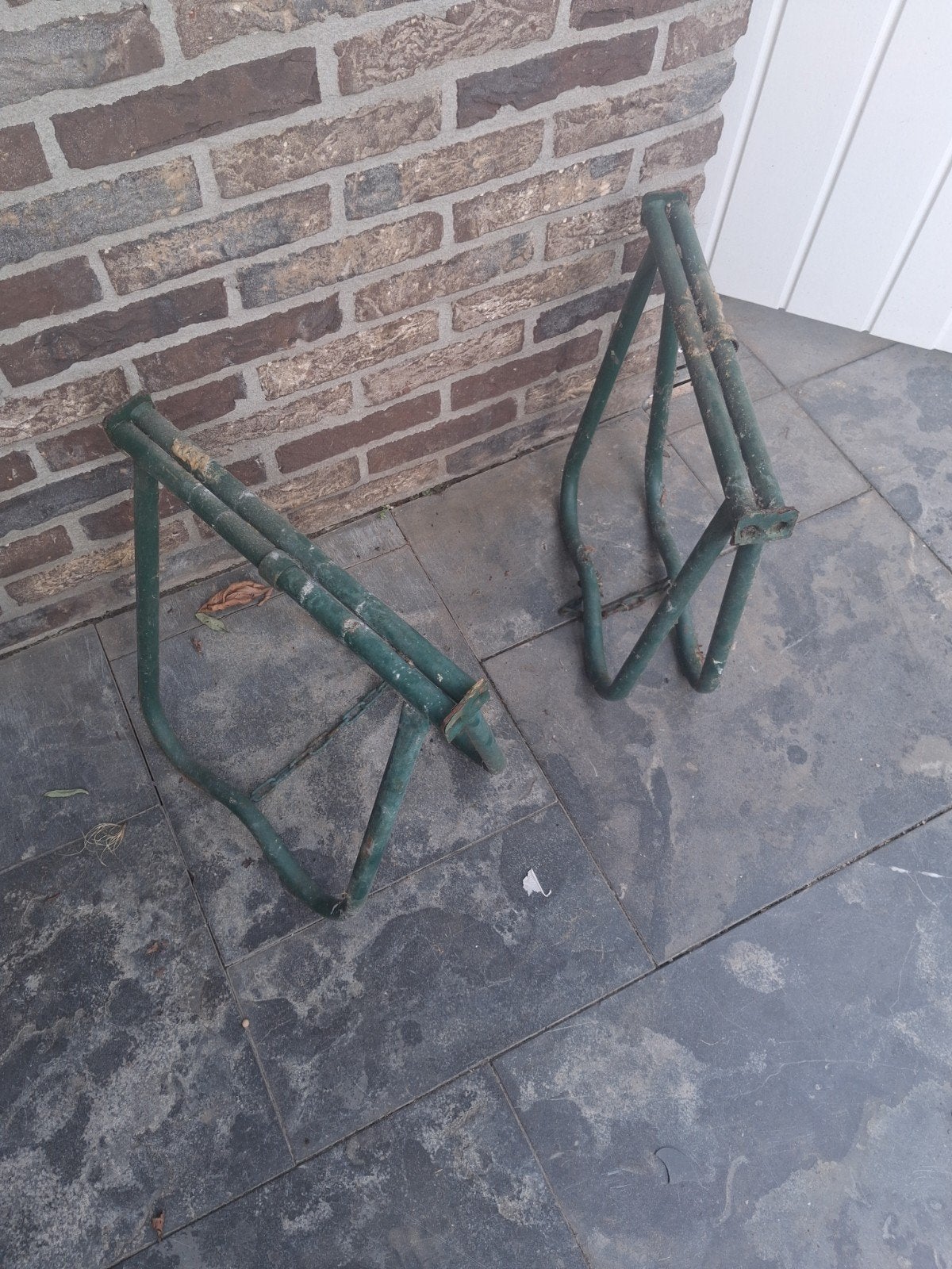 2x schraag 40 cm, Ophalen, Gebruikt
