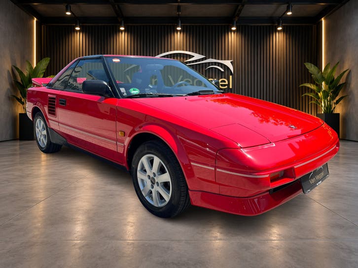 Toyota MR2 1.6 TC 16 elek ramen, targa, wordt belasting vrij, Auto's, Zwart, Bedrijf, Handgeschakeld, Onderhoudsboekje