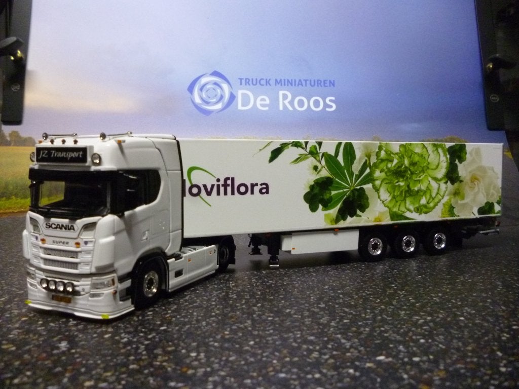 WSI Scania JZ Transport / NoviFlora, Ophalen of Verzenden, Nieuw, Bus of Vrachtwagen, Wsi