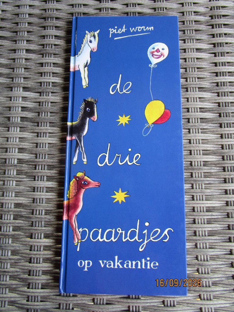 De Drie Paardjes op Vakantie - Piet Worm (1995), Gelezen, Piet Worm, Fictie algemeen, Ophalen of Verzenden