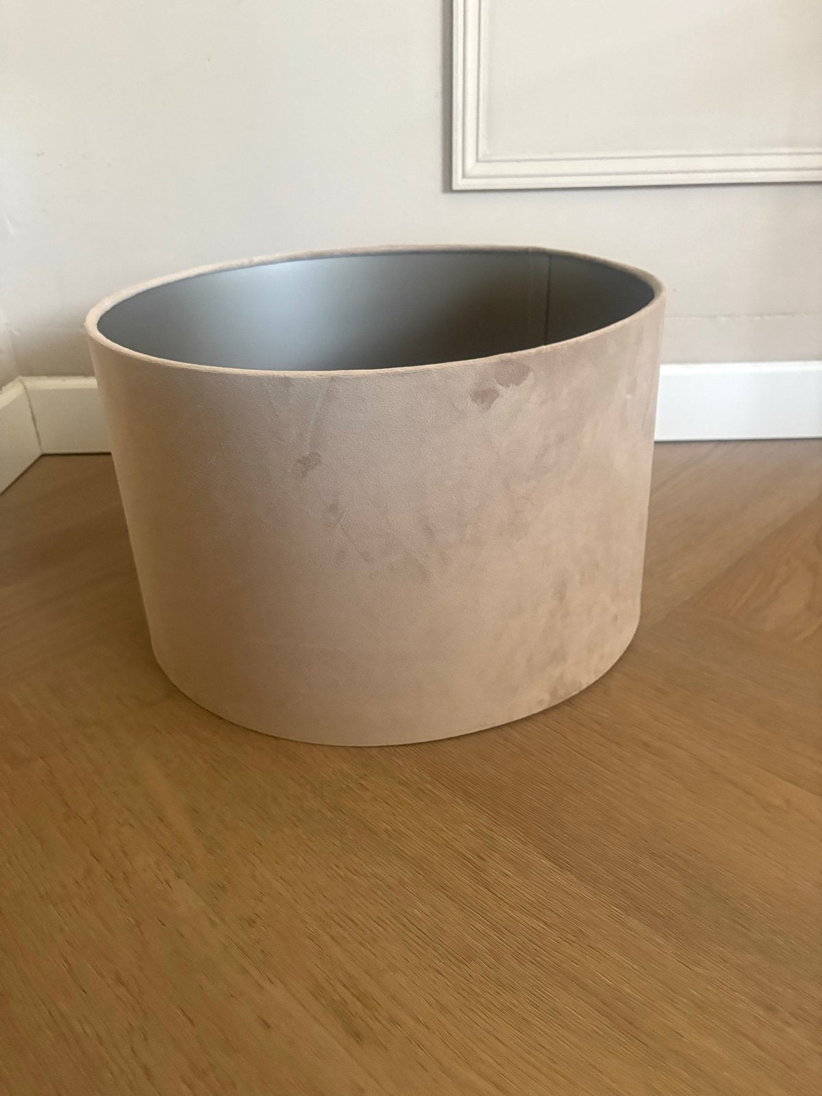 Lampenkap groot D40cm taupe, Ophalen, Vloerlamp