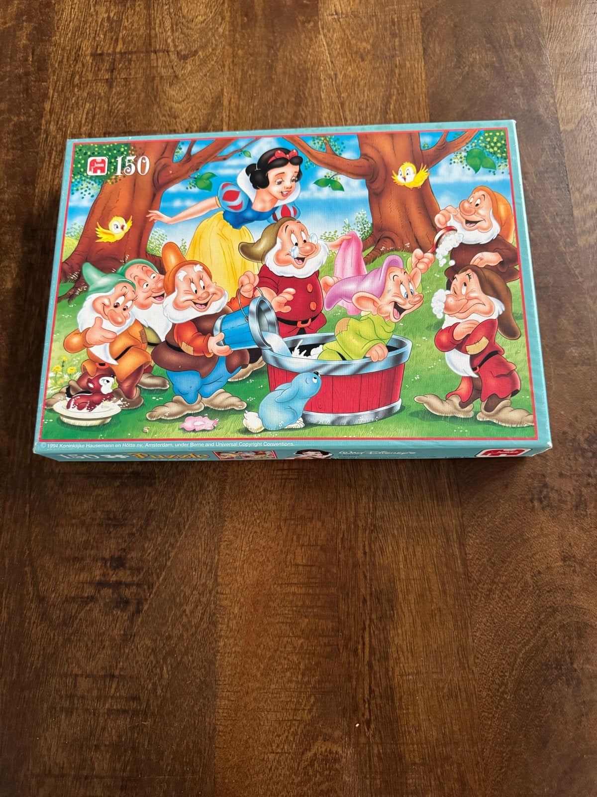 Sneeuwwitje en de Zeven Dwergen Legpuzzel (150 stukjes), Ophalen of Verzenden, Minder dan 500 stukjes, Gebruikt, Legpuzzel