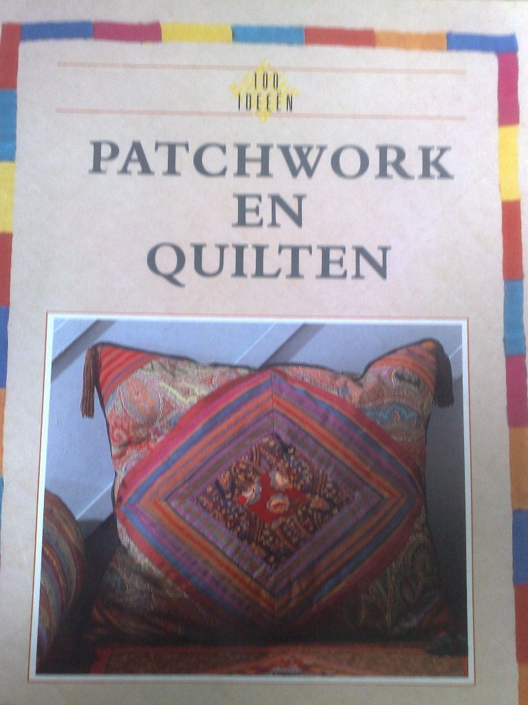 100 ideeën Boek patronen = Patchwork en Quilten, Verzenden, Zo goed als nieuw, Patroon