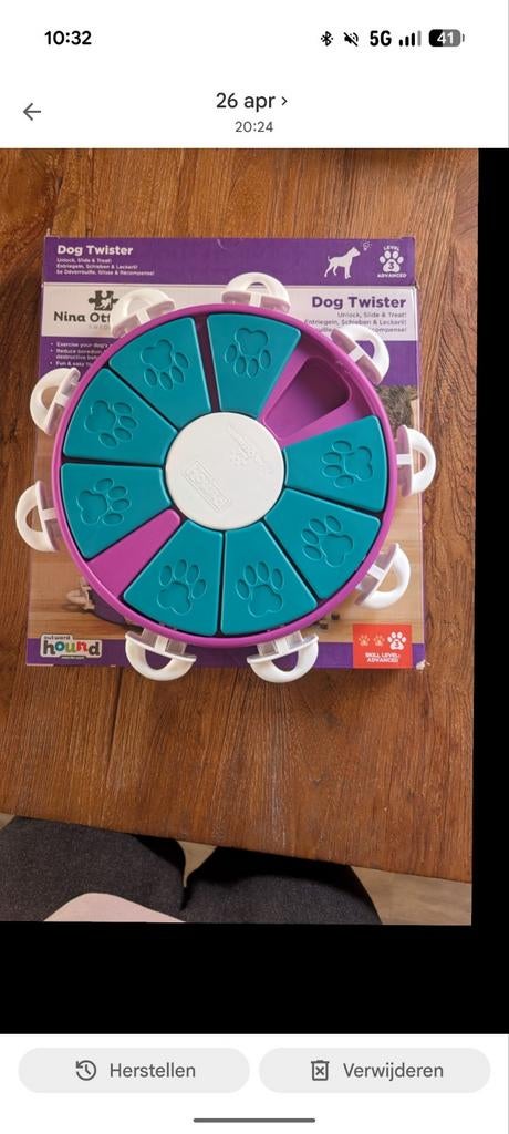 Nina ottosson puzzel niveau 3, Dieren en Toebehoren, Hondenspeelgoed, Ophalen of Verzenden, Intelligentiespeelgoed