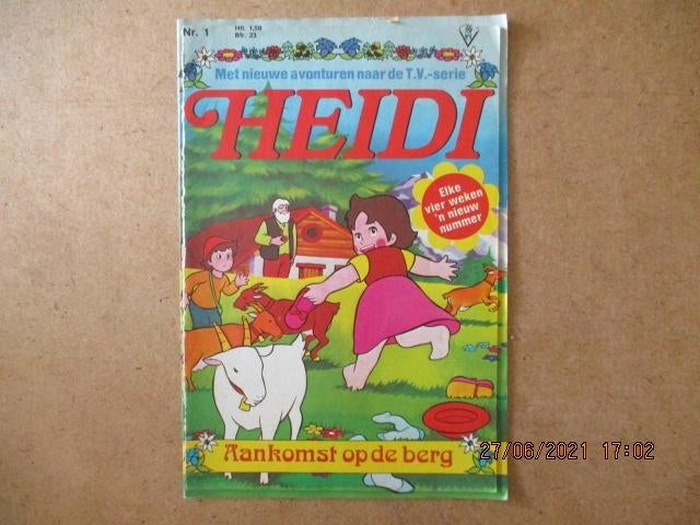adv4638 heidi, Eén comic, Ophalen, Gelezen, Overige gebieden