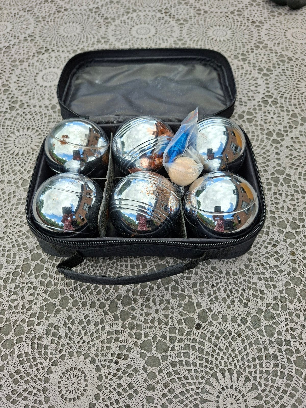 jeu de boules set, Ophalen of Verzenden, Zo goed als nieuw