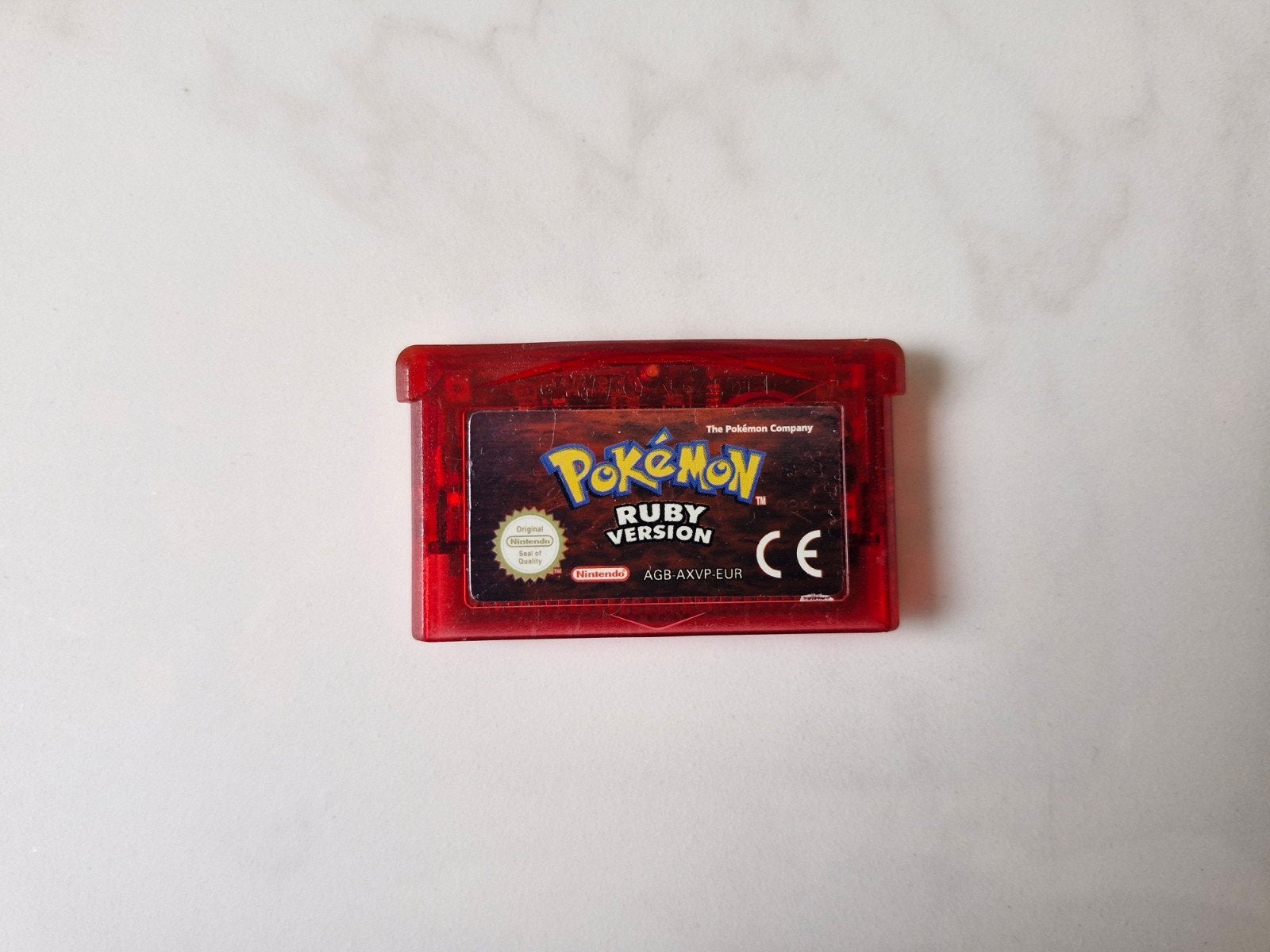 Pokémon Ruby Version Game Boy Advance (GBA) - Gebruikt, Spelcomputers en Games, Gebruikt, 1 speler, Ophalen of Verzenden, Role Playing Game (Rpg)