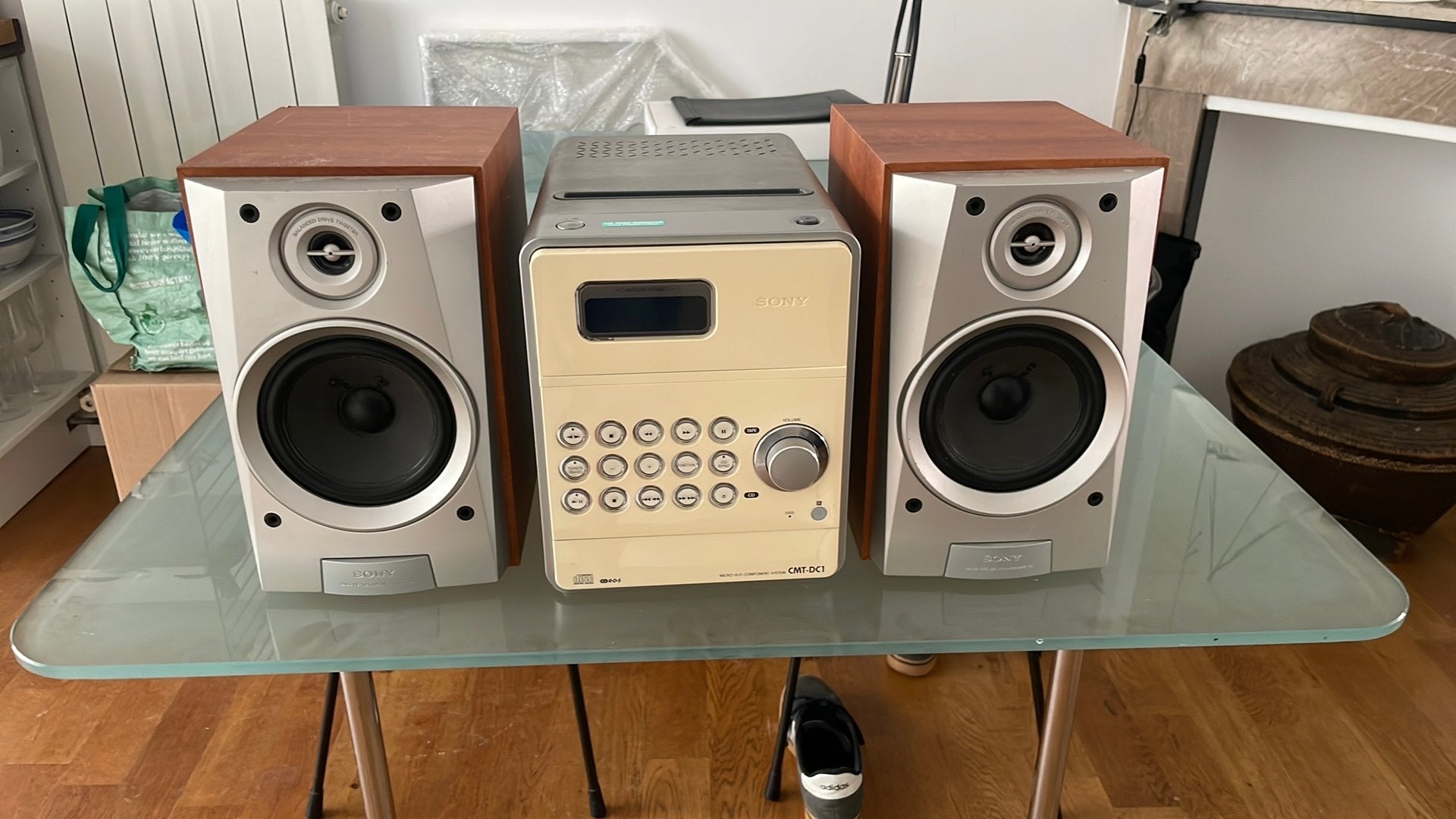 Sony CD Radio en casette speler!!!!, Ophalen, Gebruikt, Cd-speler, Microset