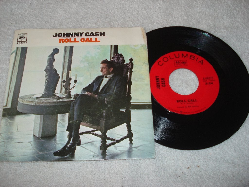 Johnny Cash    Roll Call     USA      Orgineel, Cd's en Dvd's, Vinyl Singles, Zo goed als nieuw, Country en Western, Fotohoes