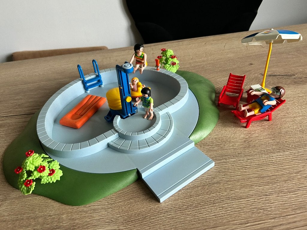 Playmobil zwembad, Ophalen of Verzenden, Gebruikt