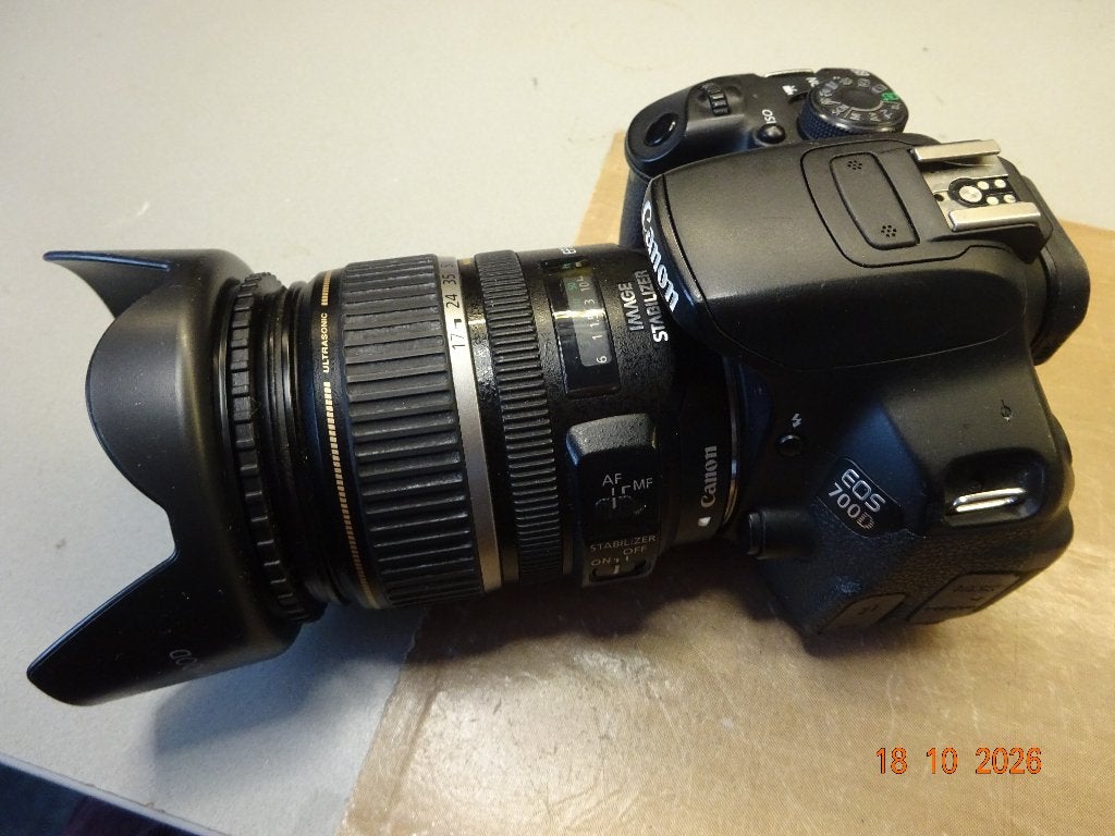 CANON EOS 700D, Gebruikt, Spiegelreflex, Canon, Kantelbaar/draaibaar scherm