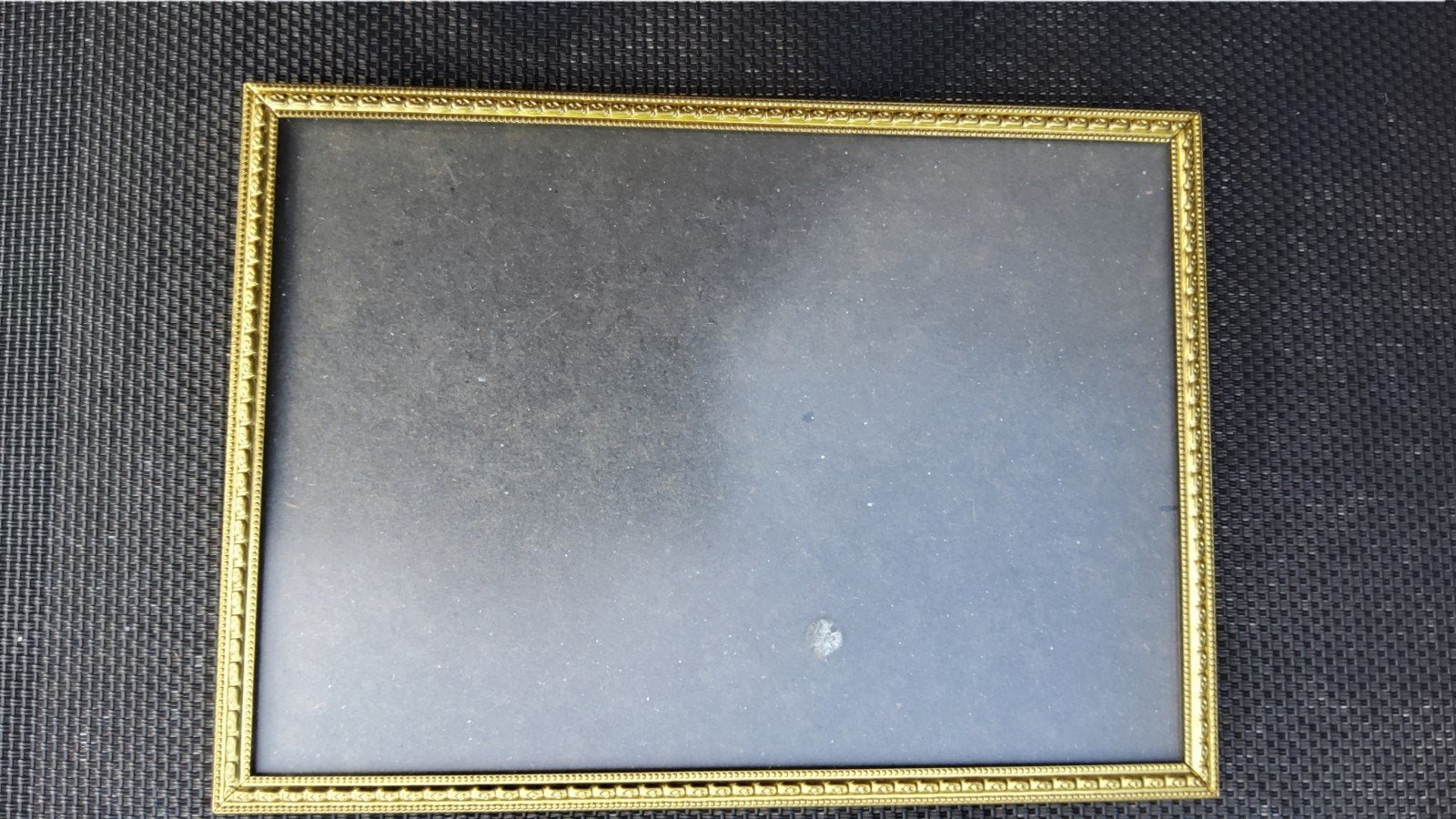 Oude retro goud kleurig fotolijstje gemerkt Jyden mat glas., Ophalen of Verzenden