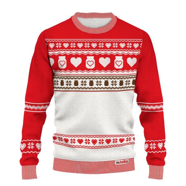 Nutella Kersttrui Maat S - Nieuw, Ophalen of Verzenden, Nieuw, Maat 36 (S), Rood