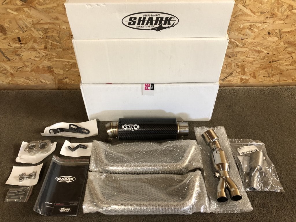Shark SRC 4 uitlaatsysteem uitlaat MT-07 MT07 2014-2016 RM04, Info@fechter.de, Verzenden, Nieuw, FECHTER DRIVE Motorsport GmbH