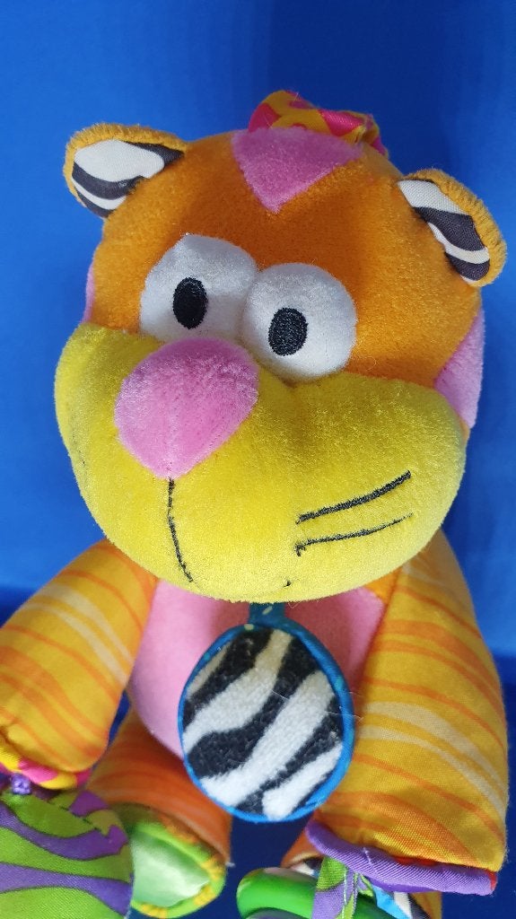 Lamaze Poes, hanger voor Maxi-Cosi of box. 22cm. T1, Kinderen en Baby's, Speelgoed | Knuffels en Pluche, Tweedehands verkoop, Tweedehands verkoop