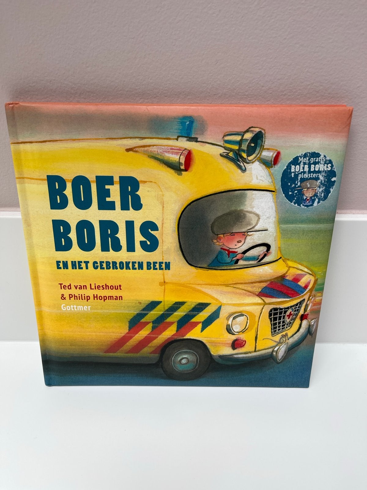 Boer Boris en het gebroken been - Ted van Lieshout, Ophalen of Verzenden, Zo goed als nieuw, 2 tot 3 jaar