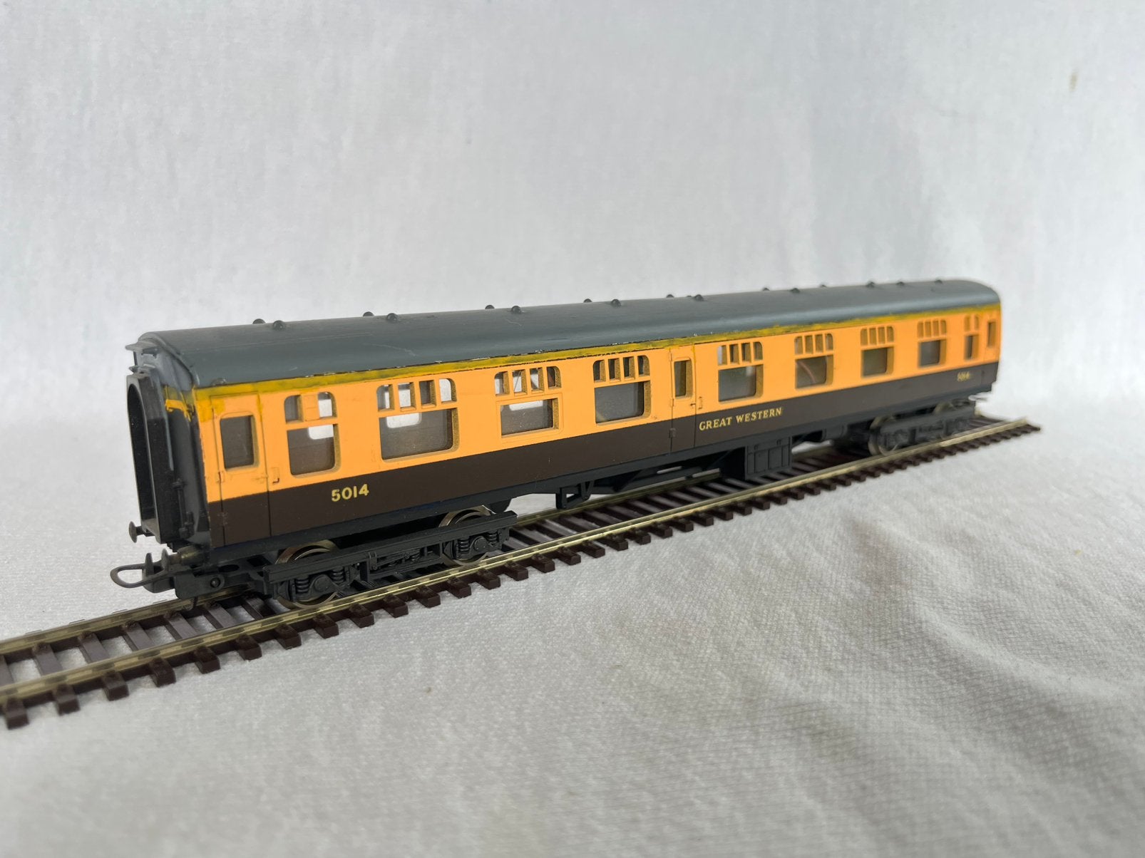 Lima Great western rijtuig 5014 H0/00, Gebruikt, Gelijkstroom, Wagon, Ophalen of Verzenden