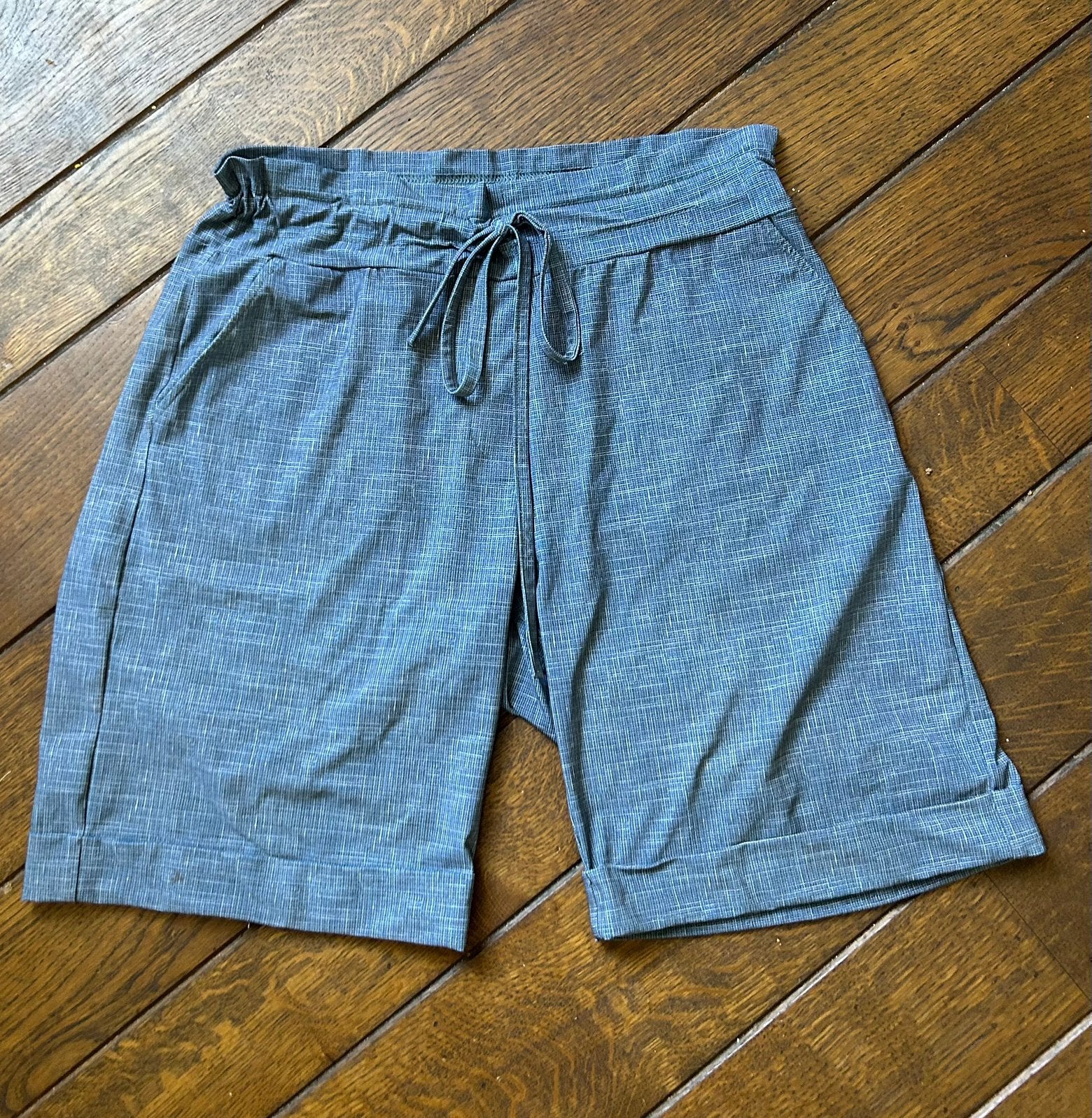 Blauw gemêleerd Studio Anneloes short, korte broek in maat S, Kort, Zo goed als nieuw, Maat 36 (S), Verzenden