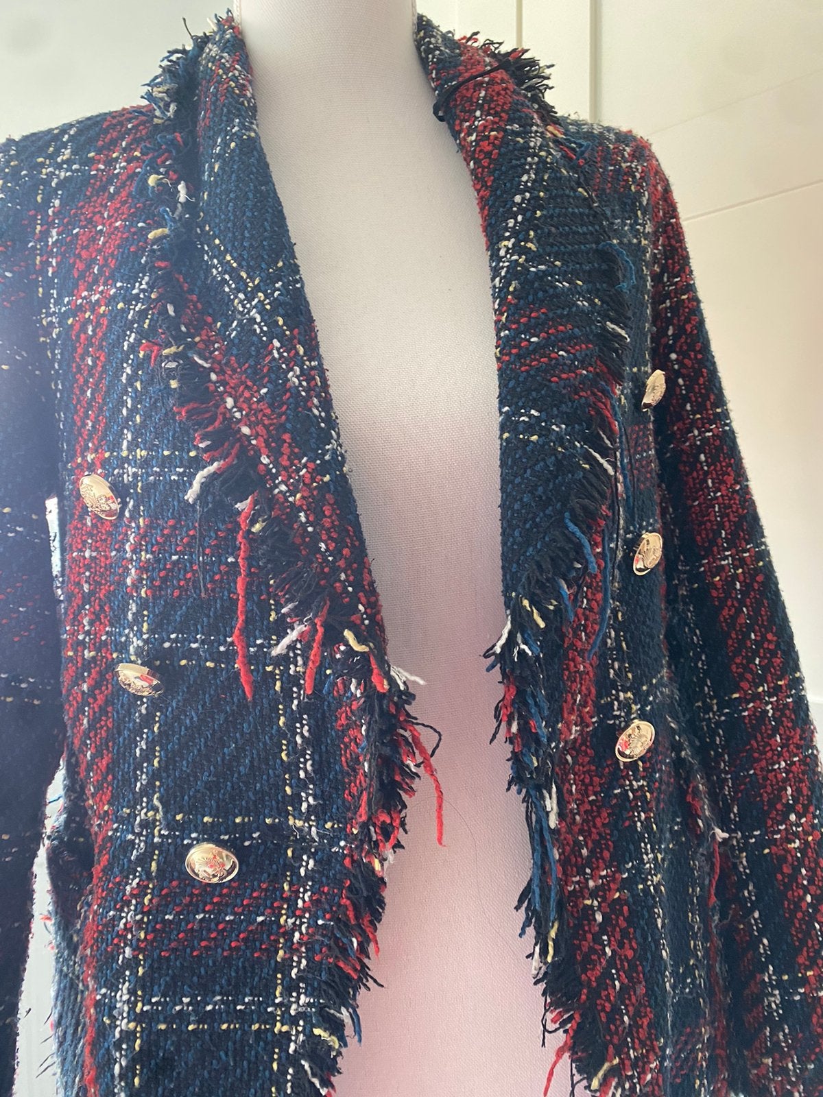 Blazer Akoz Paris, Maat 38/40 (M), Meerkleurig, Ophalen of Verzenden, Zo goed als nieuw