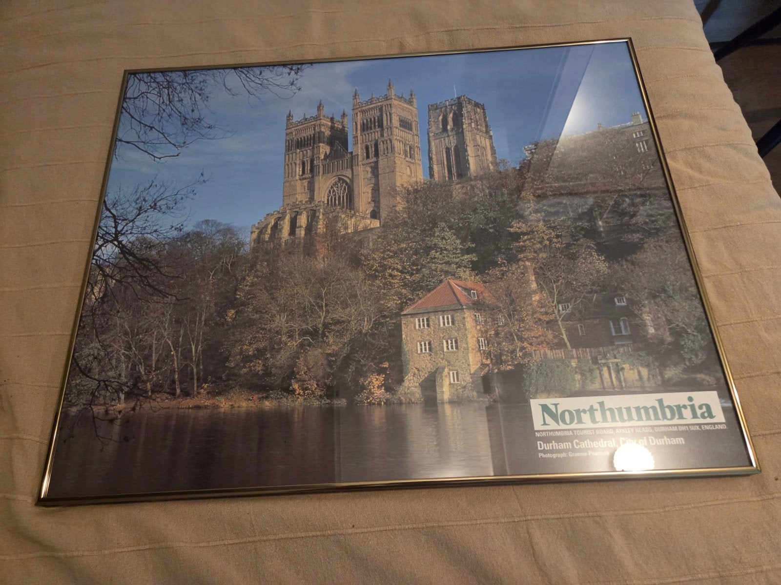 Ingelijste foto Durham Cathedral, City of Durham, Huis en Inrichting, Ophalen, Gebruikt, Oorspronkelijke maker, Foto of Poster