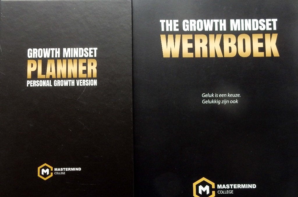 The growth mindset werkboek en planner - Mastermindcollege, Verzenden, Zo goed als nieuw, Mastermindcollege