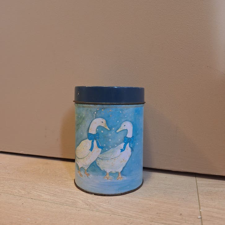 Vintage Blik met Ganzen