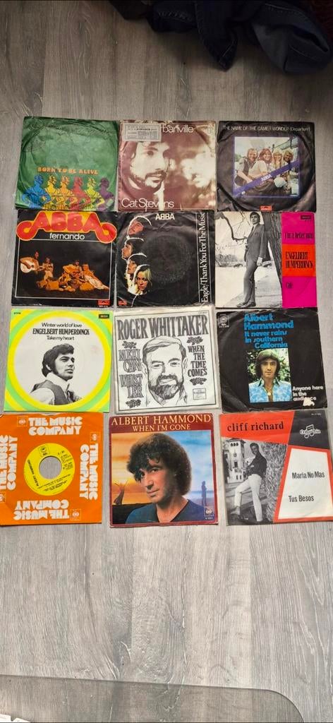 Jaren 60-70-80 pop singles ca70 stuks, Cd's en Dvd's, Vinyl Singles, Ophalen of Verzenden, Gebruikt, Pop