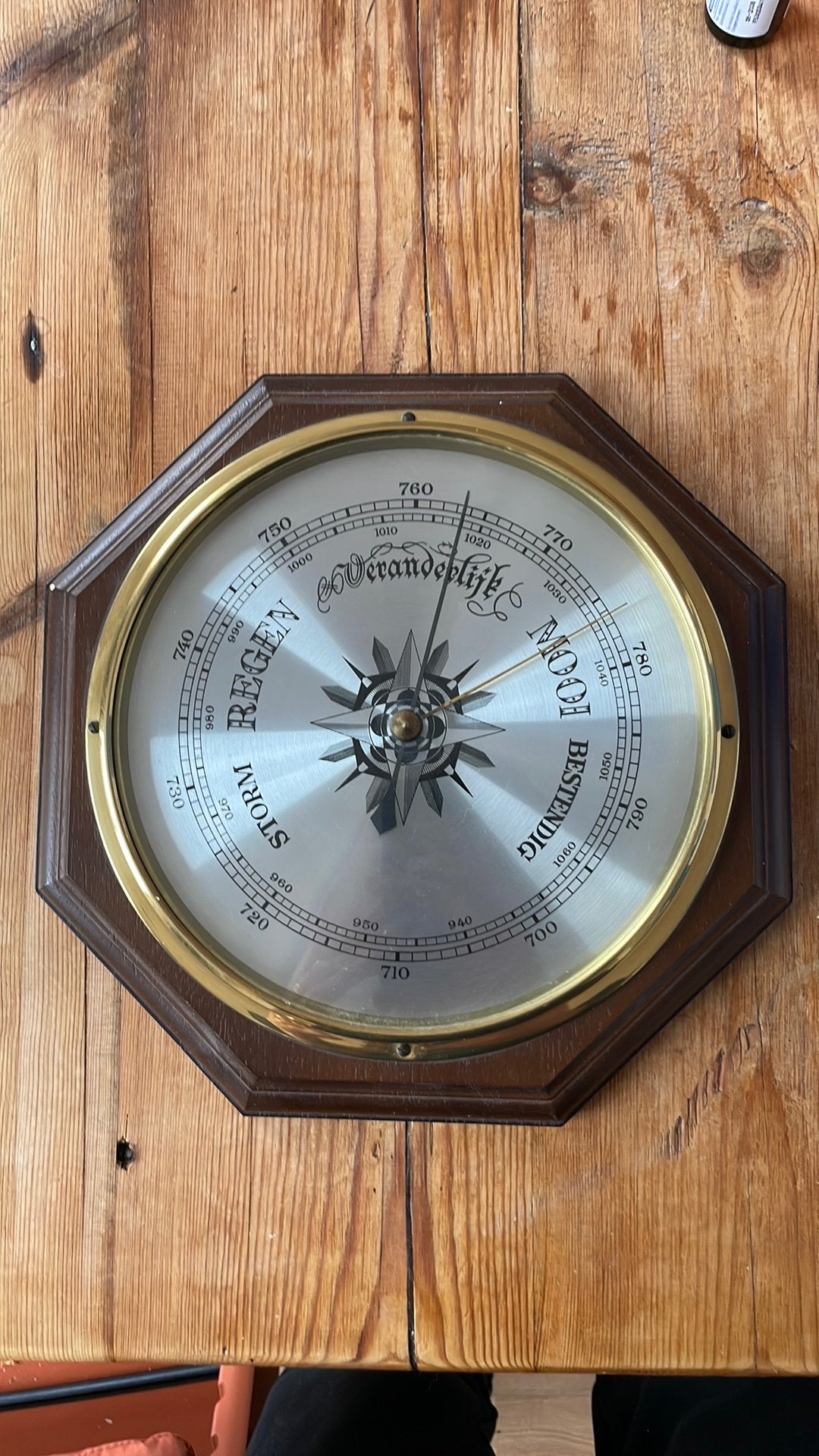 Antieke werkende barometer, Ophalen of Verzenden, Zo goed als nieuw