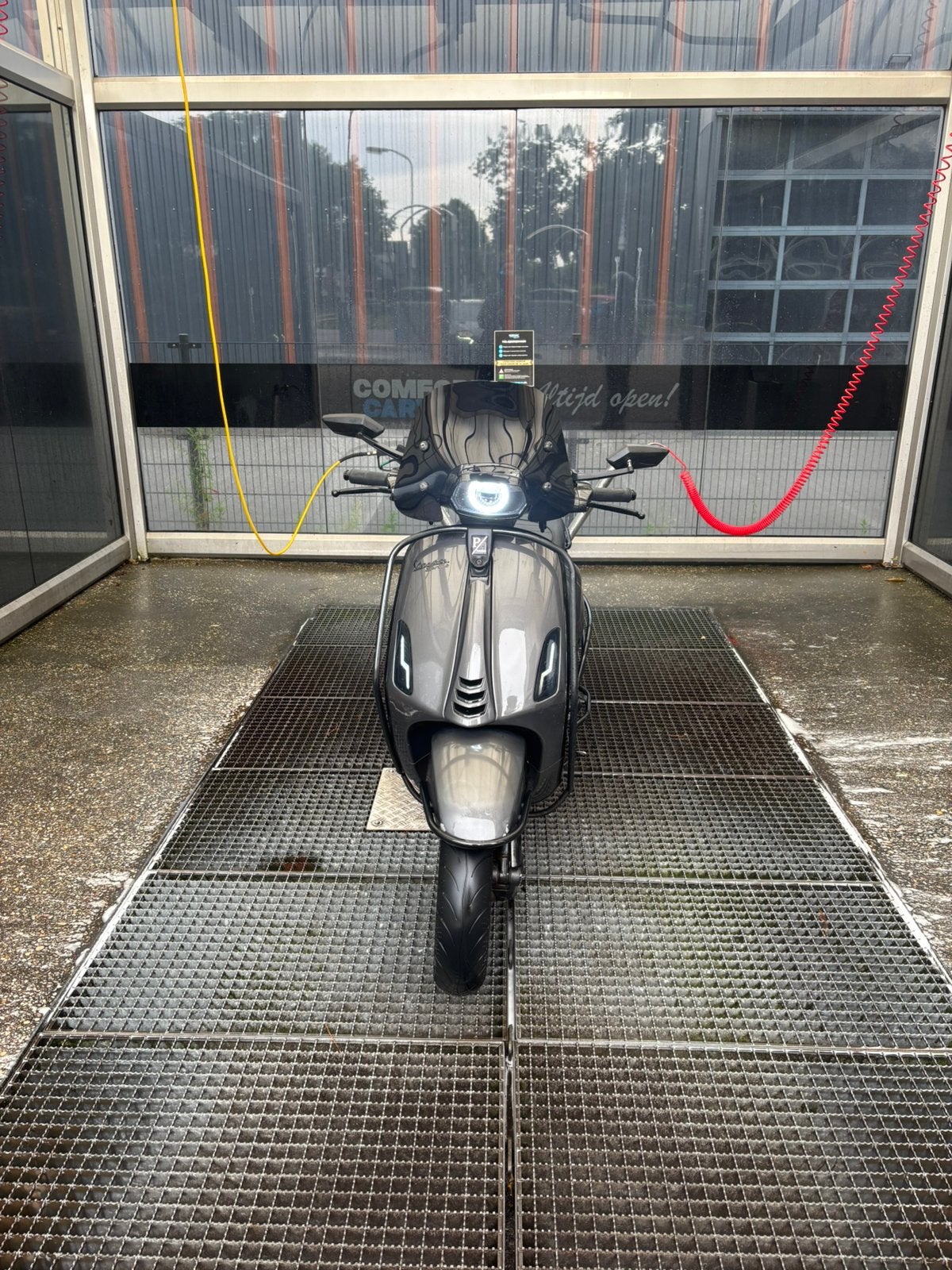 Custom Vespa Sprint 2020 Porsche Agaat Grijs, Ophalen, Overige modellen, Maximaal 45 km/u, Zo goed als nieuw