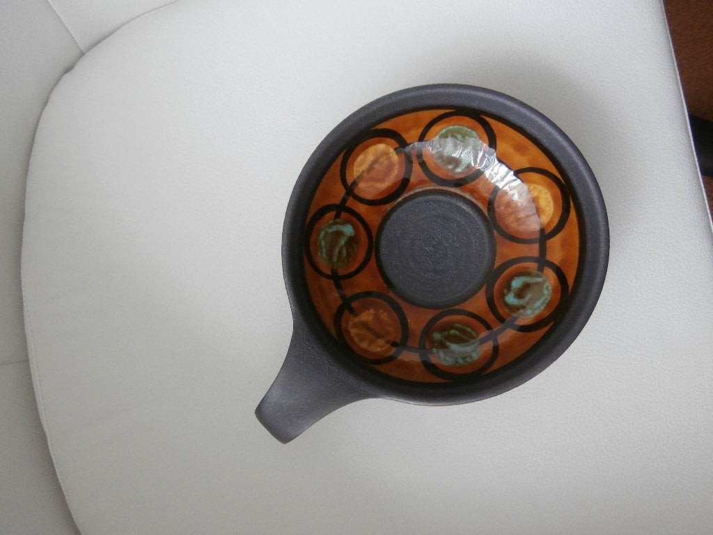 Schaaltje/kom met handvat West Germany jaren 70, Ophalen of Verzenden