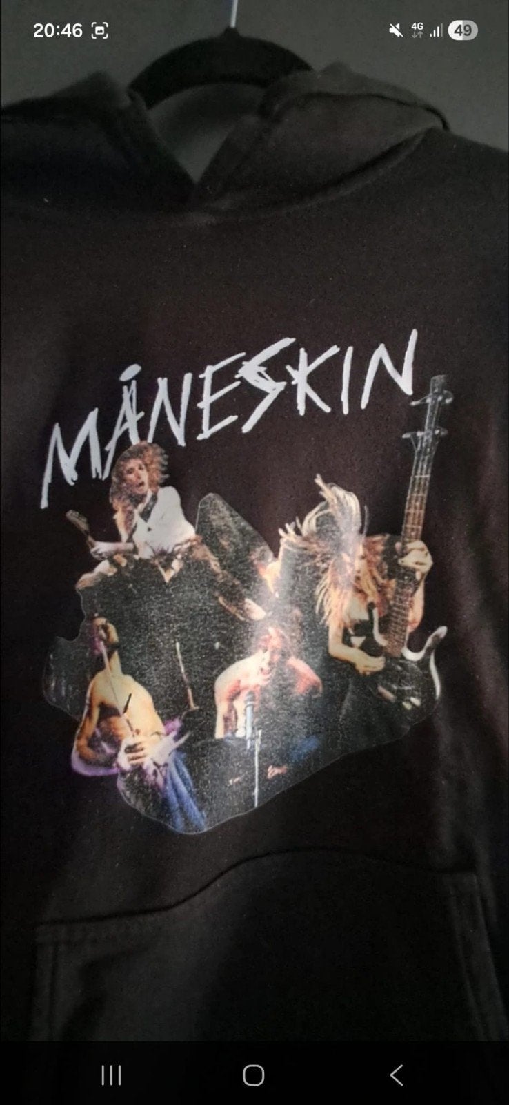 Måneskin European Tour 2023 Hoodie Zwart, Ophalen, Zo goed als nieuw, Måneskin