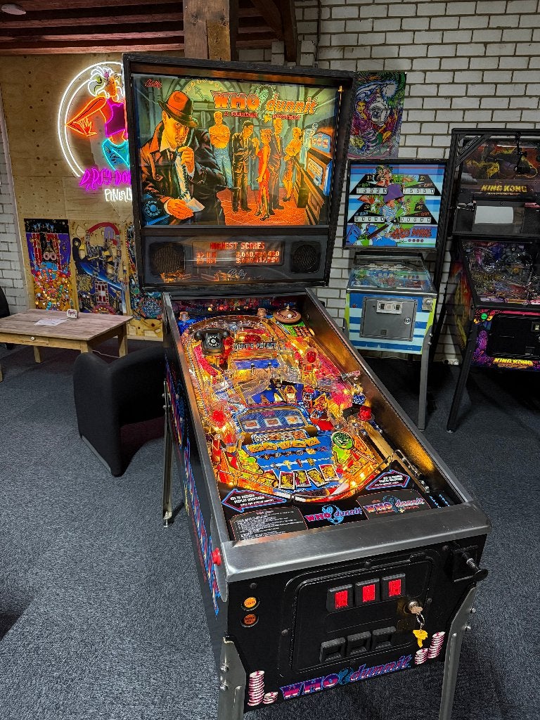 Bally Who Dunnit flipperkast 1995 in fantastische staat !, Verzamelen, Ophalen, Gebruikt, Mechanisch, Bally